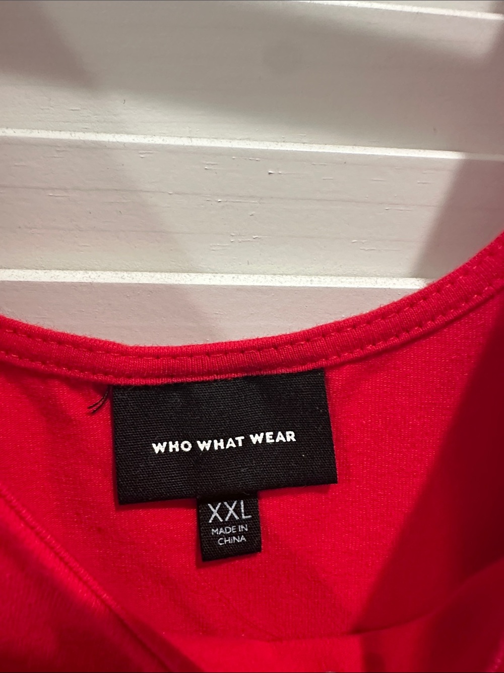 Who What Wear Red Sleeveless Midi Dress - Picture 2 of 4